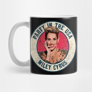 Retro Style Fan Art Design Party In The USA Mug